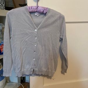 Brora silver sparkle cardigan